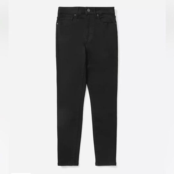 Everlane NWT The Curvy Authentic Stretch High-Rise Skinny Jean black - Picture 3 of 10
